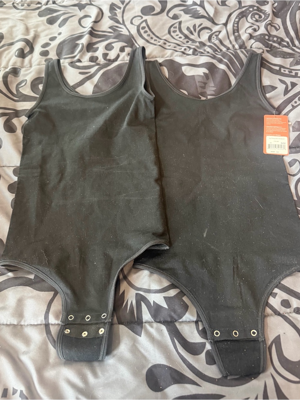 Yummie by Heather Thomson Black Tank Bodysuit (2-Pack)